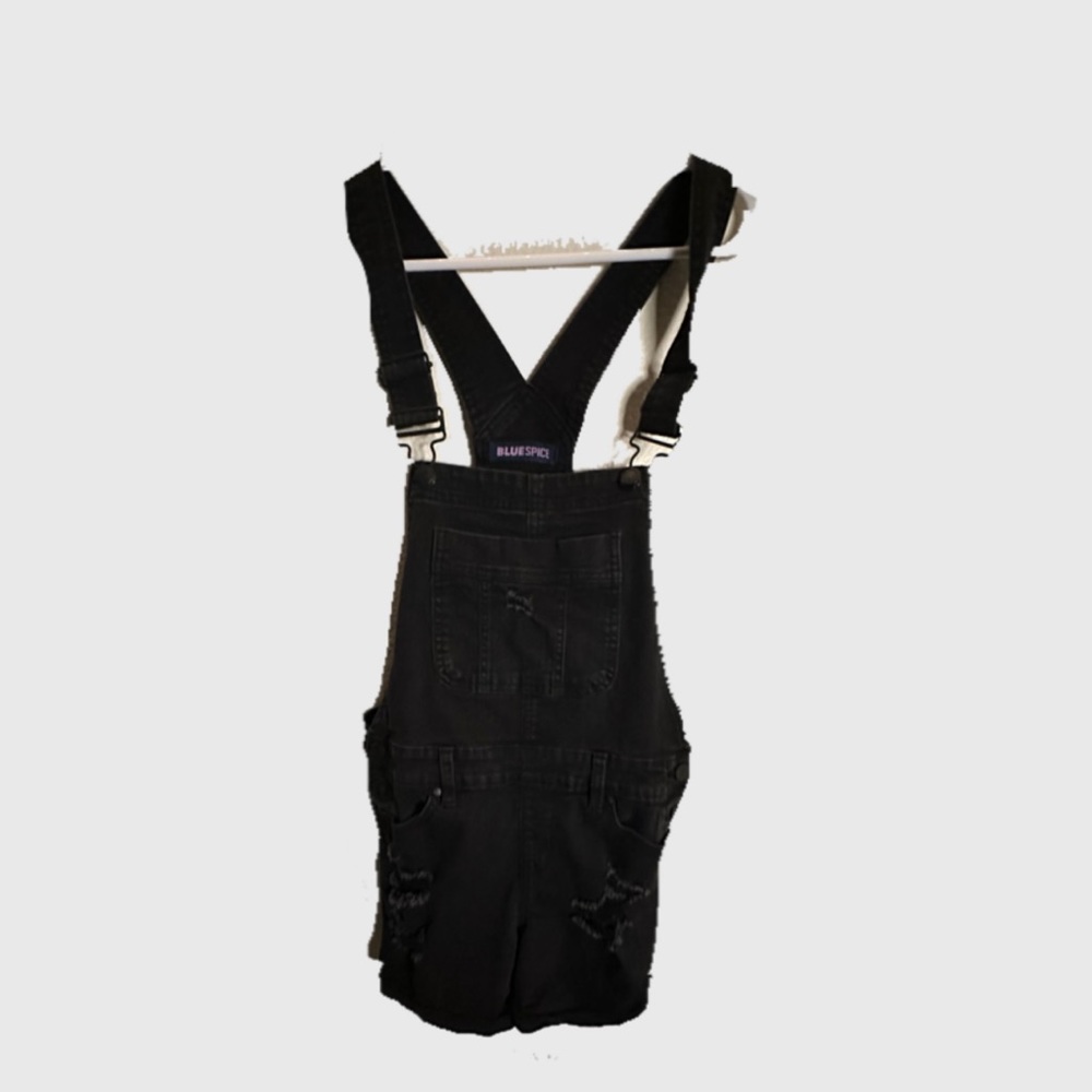 Black overalls